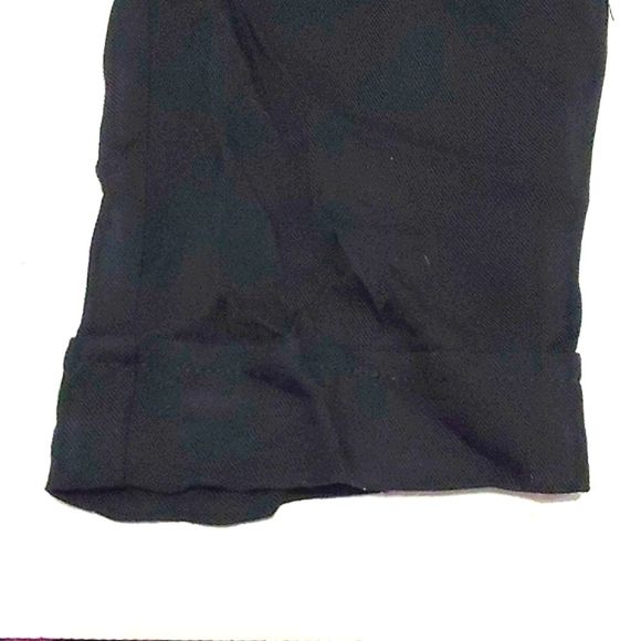 BCBGeneration Black Rayon Sideway Closure Tied Waist Career Modern Pants - Picture 4 of 11
